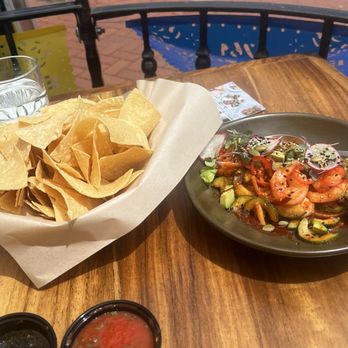 Santo Mezcal - Chips and Salsa + ceviche - Mexican Near Me - Santa Barbara, California Santo Mezcal - Chips and Salsa + ceviche - Mexican Near Me - Santa Barbara, California
