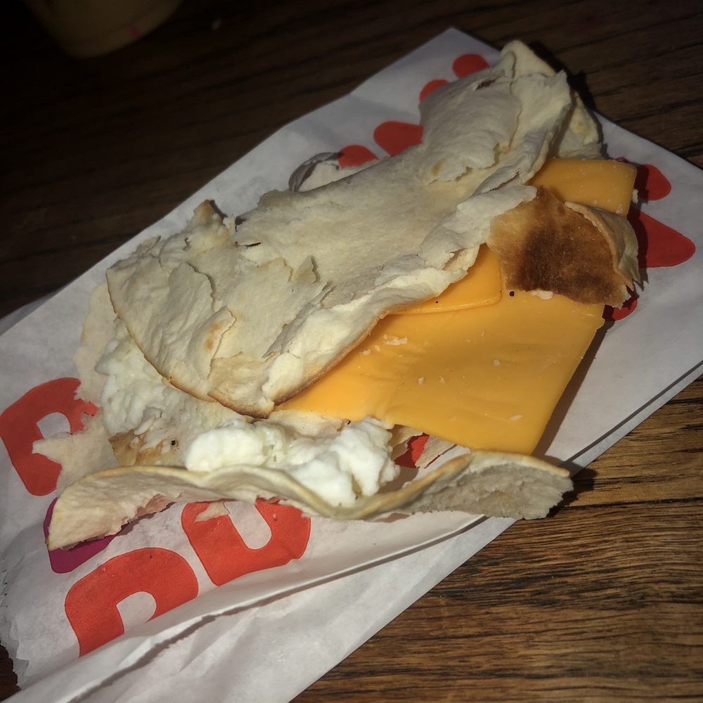 Bacon, egg, and cheese wake up wrap