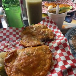 Taqueria y Birrieria Aqui es Jalisco - Mulpitas... birria meat and cheese. Cup to dip.