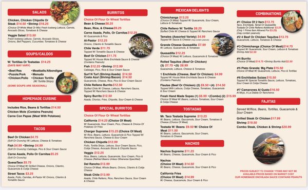 Menu photo 4 The Original Mr Taco Vista, CA Menu photo 4 The Original Mr Taco Vista, CA