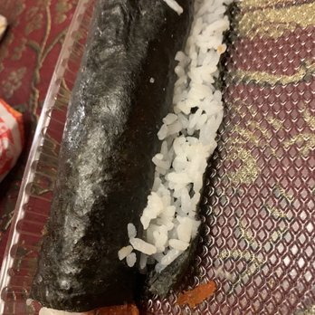 Saburo's - Spicy tuna hand almost roll. A 10 year old kid can roll better than this!! - Japanese Near Me - Portland, Oregon Saburo's - Spicy tuna hand almost roll. A 10 year old kid can roll better than this!! - Japanese Near Me - Portland, Oregon