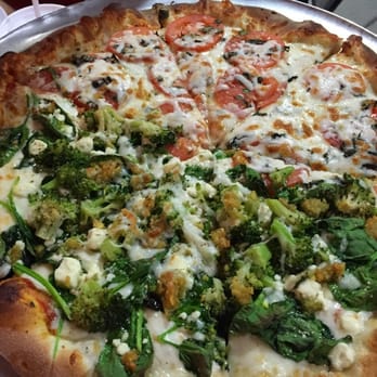 PieFection - Medium pizza, half Primavera, half Brazilian Margherita, completely delicious! - Pizza Near Me - Orlando, Florida PieFection - Medium pizza, half Primavera, half Brazilian Margherita, completely delicious! - Pizza Near Me - Orlando, Florida