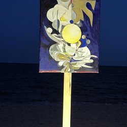 East Hampton Main Beach - More art from last night venue