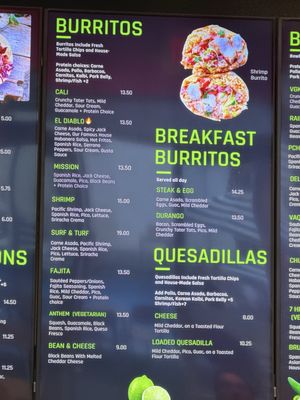 Menu photo 1 Me Gusta Tacos Henderson, NV