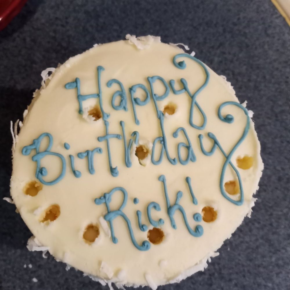 My lemon coconut cake was incredible... My lemon coconut cake was incredible...