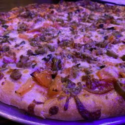 Florence Beer Market - Pizza crust was crispy & the veggie pizza was amazing!