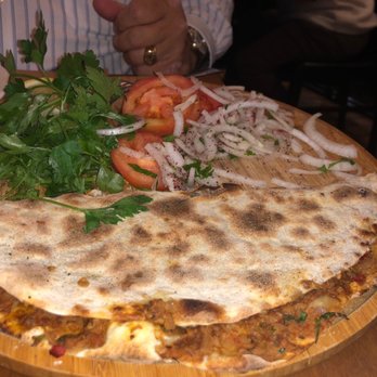 Istanbul Bay - Laqmajin (not sure I spelled it right) to share - Turkish Near Me - Brooklyn, New York