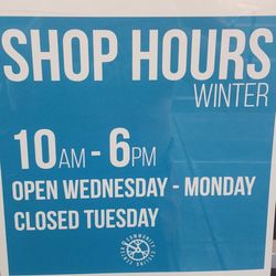 Community Cycling Center - Hours as of September 30, 2022