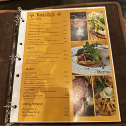 TlaquePasta Restaurant - Menu part 1 of 3