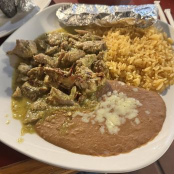 Blue Agave - Chile Verde Dinner - Mexican Near Me - Chesterfield, Missouri