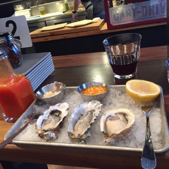 Cart-Driver - Blue pool, Hama Hama, and Kusshi oysters - Pizza Near Me - Denver, Colorado