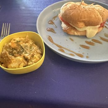Sugar and Crumbs - Tomato, basil, mozzarella, and egg sandwich. - Breakfast & Brunch Near Me - Eureka Springs, Arkansas Sugar and Crumbs - Tomato, basil, mozzarella, and egg sandwich. - Breakfast & Brunch Near Me - Eureka Springs, Arkansas
