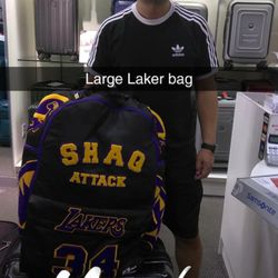 Luggage Factory - Happy customer purchased a Samsonite luggage. Brought in a large Laker bag.