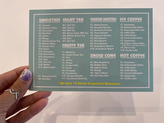 Menu photo 1 Boba Boba Bubble Tea & Coffee Plano, TX Menu photo 1 Boba Boba Bubble Tea & Coffee Plano, TX
