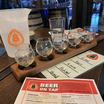 Tennessee Brew Works - 10/19/24 Flight done, next - Breweries Near Me - Nashville, Tennessee Tennessee Brew Works - 10/19/24 Flight done, next - Breweries Near Me - Nashville, Tennessee
