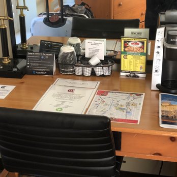 The Crockett Hotel - Small desk space for work, but cluttered. - Hotels Near Me - San Antonio, Texas