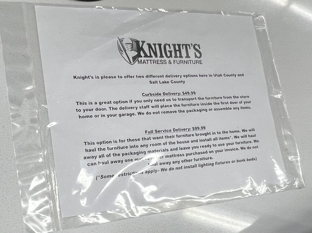 KNIGHT’S MATTRESS & FURNITURE 26 Photos & 26 Reviews 179 NW State