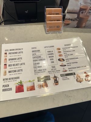 Menu photo 2 Shotted Specialty Coffee Tysons, VA