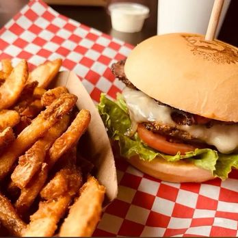 Burly Burger - This is the fry size when order a combo instead of ordering a regular that is double the size - Burgers Near Me - Ogden, Utah Burly Burger - This is the fry size when order a combo instead of ordering a regular that is double the size - Burgers Near Me - Ogden, Utah