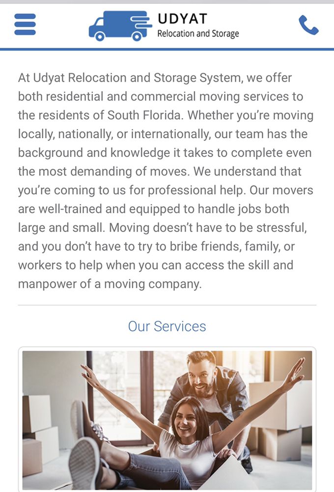 UDYAT RELOCATION AND STORAGE SYSTEM LLC