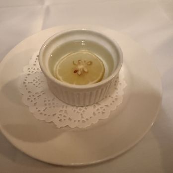 La Bourgogne - Lemon for washing hands between frog legs (very helpful) - French Near Me - Kailua Kona, Hawaii