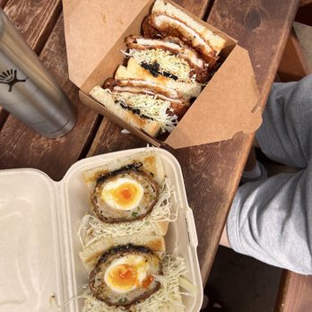 Tokyo Sando - Tokyo Gyoza Scotch Egg Sando and Miso Pork Katsu Sando - Japanese Near Me - Portland, Oregon Tokyo Sando - Tokyo Gyoza Scotch Egg Sando and Miso Pork Katsu Sando - Japanese Near Me - Portland, Oregon