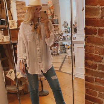 Bijou - Trying on clothes - Women's Clothing Near Me - Paso Robles, California