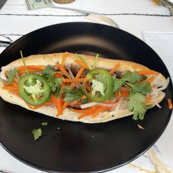 Simply Boba - 02. Banh Mi Ga (Five Spice Chicken) - Bubble Tea Near Me - Lancaster, New York Simply Boba - 02. Banh Mi Ga (Five Spice Chicken) - Bubble Tea Near Me - Lancaster, New York