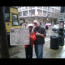 Juan Street Protester - Me and Juan