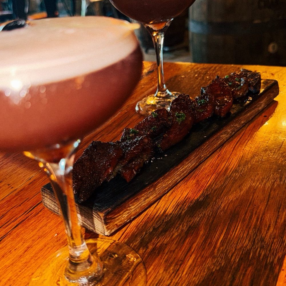 Whiskey Cake - Cocktails + Candied Bacon - New American Near Me - Tampa, Florida Whiskey Cake - Cocktails + Candied Bacon - New American Near Me - Tampa, Florida