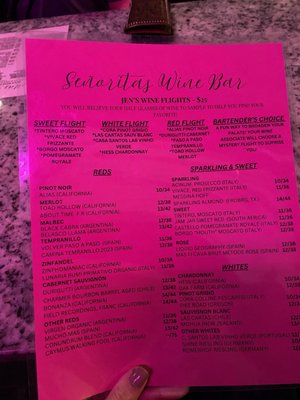 Menu photo 2 Senoritas Wine Bar San Antonio, TX Menu photo 2 Senoritas Wine Bar San Antonio, TX