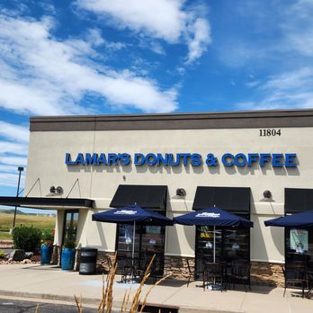 LaMar's Donuts & Coffee - Entrance & patio seating - Donuts Near Me - Englewood, Colorado LaMar's Donuts & Coffee - Entrance & patio seating - Donuts Near Me - Englewood, Colorado