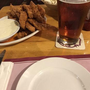 J P's Restaurant Pub - She recommended them, buffalo chicken. Free popcorn.  So delish.  Enough for 3. Killian red draught. - Pubs Near Me - Westborough, Massachusetts