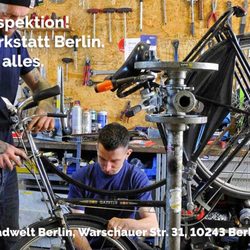 Radwelt - https://radwelt.berlin - Dein Fahrradladen in Berlin-Friedrichshain, Warschauer Straße 31, 10243 Berlin