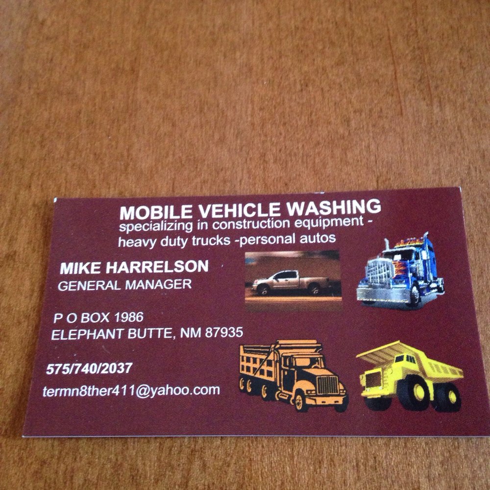 Mobile Vehicle Washing - This company does it all! They even wash Ted Turner's aircraft when he's in town. - Auto Detailing Near Me - Elephant Butte, New Mexico