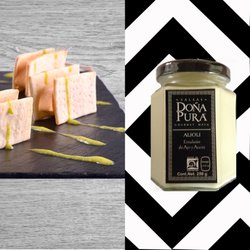 Salsas Gourmet Doña Pura - Alioli Salsa Gourmet Doña Pura. Emulsion de Ajo y Aceite una Delicia.