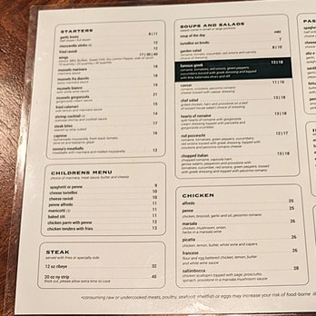 Viva Pizza - This is the Starters, Children's Menu,  Steaks Soups & Salads, and Chicken Page of their Main Menu.  Photo taken July 25, 2026. - Pizza Near Me - Virginia Beach, Virginia