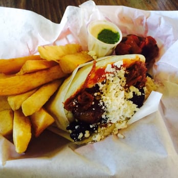 Guava Tree Cafe - Arepa pabellón! Words can't describe the goodness of this meal! - Latin American Near Me - Albuquerque, New Mexico