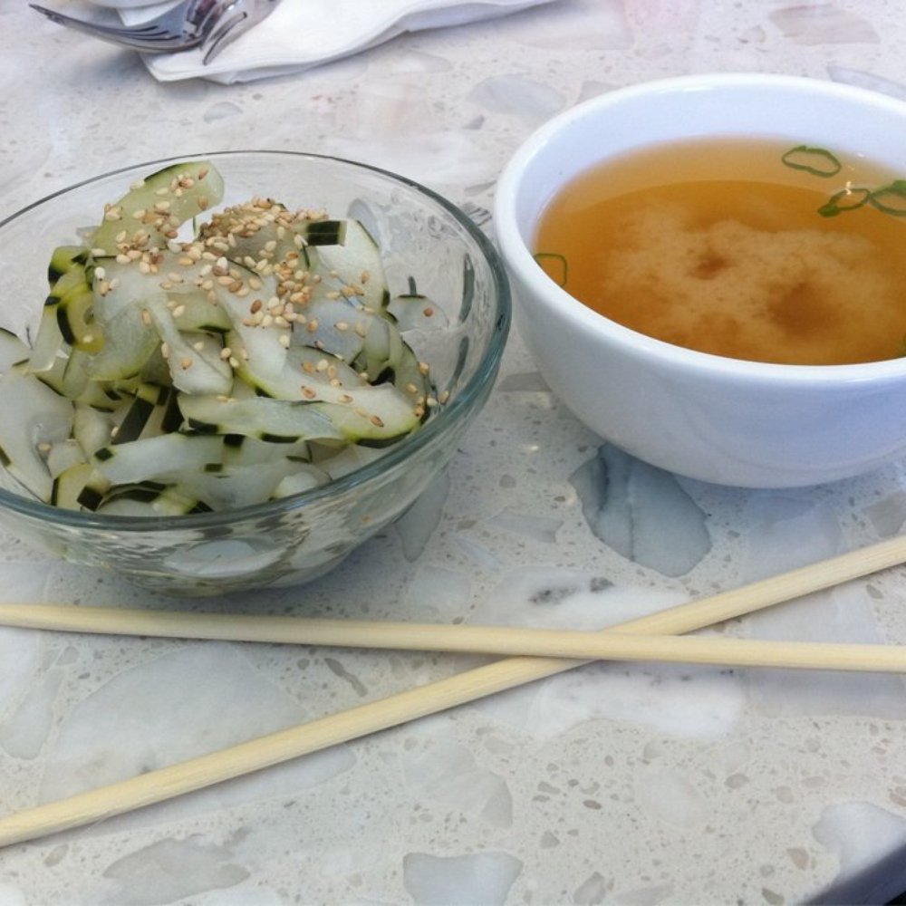 Amici Sushi - Cucumber Salad & Miso Soup - Sushi Bars Near Me - Lathrop, California Amici Sushi - Cucumber Salad & Miso Soup - Sushi Bars Near Me - Lathrop, California