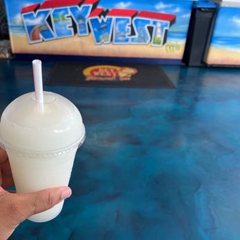 Key West Shaved Ice - Pina Colada - Shaved Ice Near Me - Dania Beach, Florida