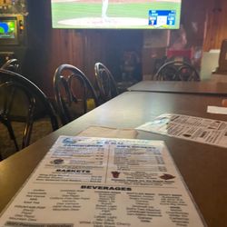 Talley's Log Cabin - Baseball and a burger