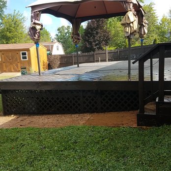 J.K. SCHWARTZ - BEFORE: J.K. Schwartz team raked/vacuumed ALL remnants of removed stain after pressure washing! - Fences & Gates Near Me - Tonawanda, New York J.K. SCHWARTZ - BEFORE: J.K. Schwartz team raked/vacuumed ALL remnants of removed stain after pressure washing! - Fences & Gates Near Me - Tonawanda, New York