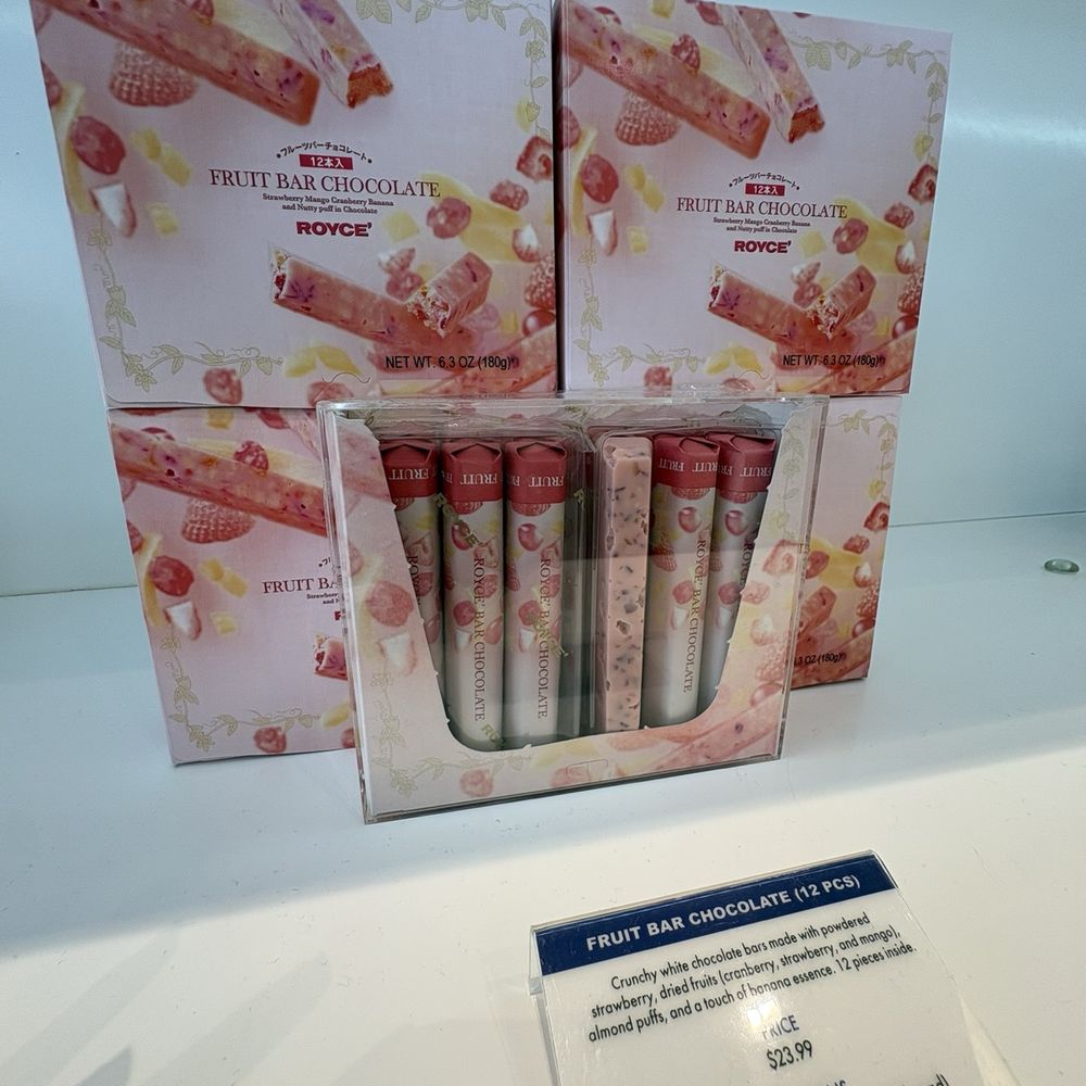 Community Experience: ROYCE' Chocolate - Fruit bar chocolate (compared to a KitKat) - Yelp Events Near Me - Houston, Texas