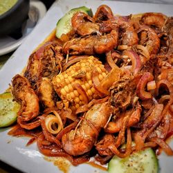La Terraza Mexican Grill & Seafood - Prawns - Langostinos Botana.
