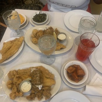 Dooky Chase's Restaurant - The famous seafood platter, yams, fresh squeezed lemonade.Fried stuffed crab, oysters, shrimp,Fried Catfish Collard Greens Mac N Cheese - Cajun/Creole Near Me - New Orleans, Louisiana Dooky Chase's Restaurant - The famous seafood platter, yams, fresh squeezed lemonade.Fried stuffed crab, oysters, shrimp,Fried Catfish Collard Greens Mac N Cheese - Cajun/Creole Near Me - New Orleans, Louisiana