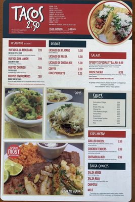 Menu photo 1 Speedy Gamboa Mexican Cuisine Conway, SC Menu photo 1 Speedy Gamboa Mexican Cuisine Conway, SC