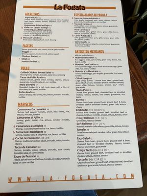 Menu photo 6 La Fogata Restaurant - Evans Denver, CO Menu photo 6 La Fogata Restaurant - Evans Denver, CO