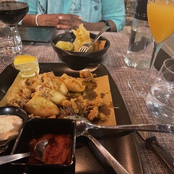 La Bussola - Fried calamari & fried zucchini flowers - Pizza Near Me - Florence, FI La Bussola - Fried calamari & fried zucchini flowers - Pizza Near Me - Florence, FI