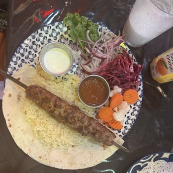 Rokhat Grill - Ground Lamb Kebab Plate - Uzbek Near Me - Plano, Texas