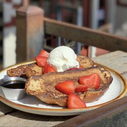 The Root Cellar Cafe - Our famous Brazilian French toast is calling your name!